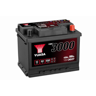 YUASA YBX3027 Starterbatterie 12 V 60 Ah 550 A (EN)