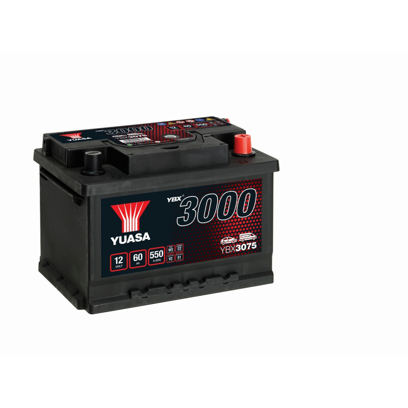 Batterie Yuasa SMF YBX3075 12V 60ah 550A LB2D