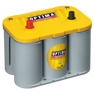 Optima Batterie YT S 4.2 12 V 55 Ah YellowTop AGM (AGM-Batterie für total extreme Einsätze)