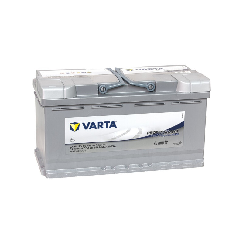 Batterie gel AGM VARTA 95Ah-850A Professional Dual Purpose réf