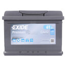 Exide EA612 Premium Carbon Boost Starterbatterie 12 V 61...