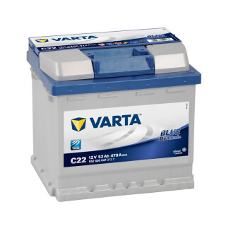 Varta C22 - Autobatterie Blue Dynamic 12V / 52Ah / 470A