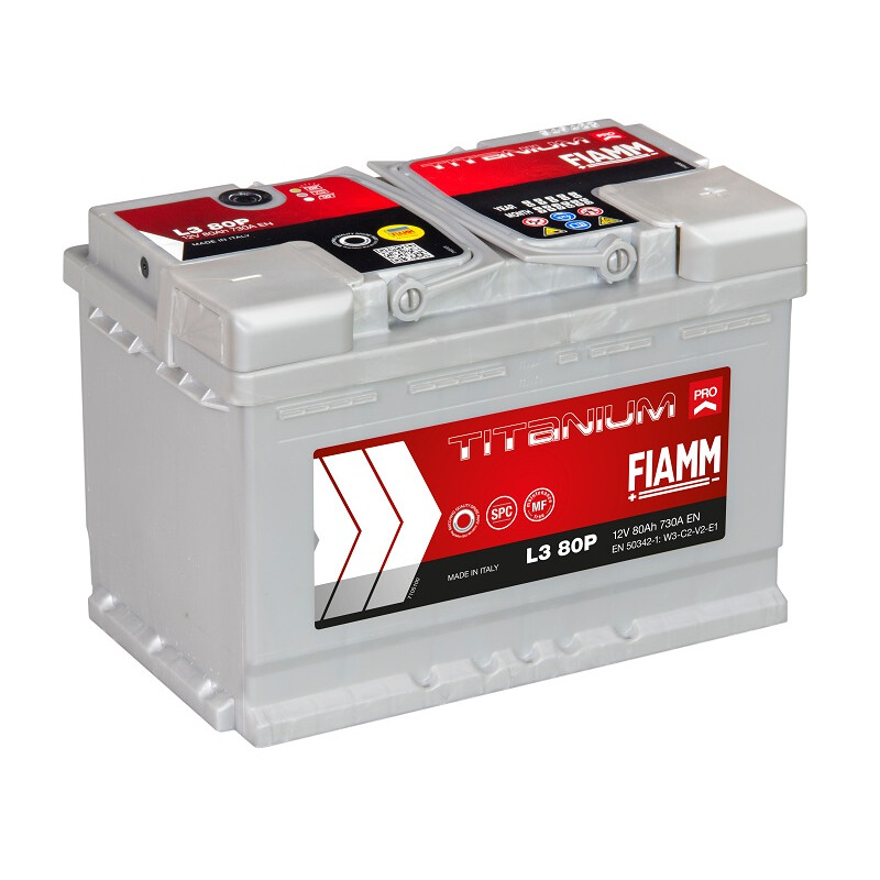Fiamm L380P Starterbatterie 12V / 80Ah / 730A, 89,90 €